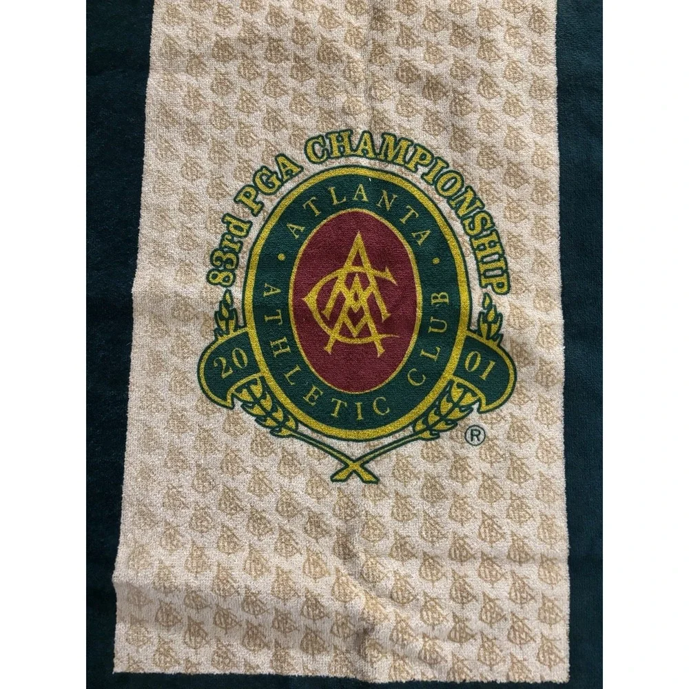 2001 83rd PGA Championship Golf Towel Atlanta Athletic Club New With Tags